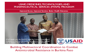 Building Multisectoral Coordination to Combat Antimicrobial Resistance in Burkina Faso