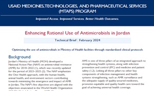Enhancing Rational Use of Antimicrobials in Jordan